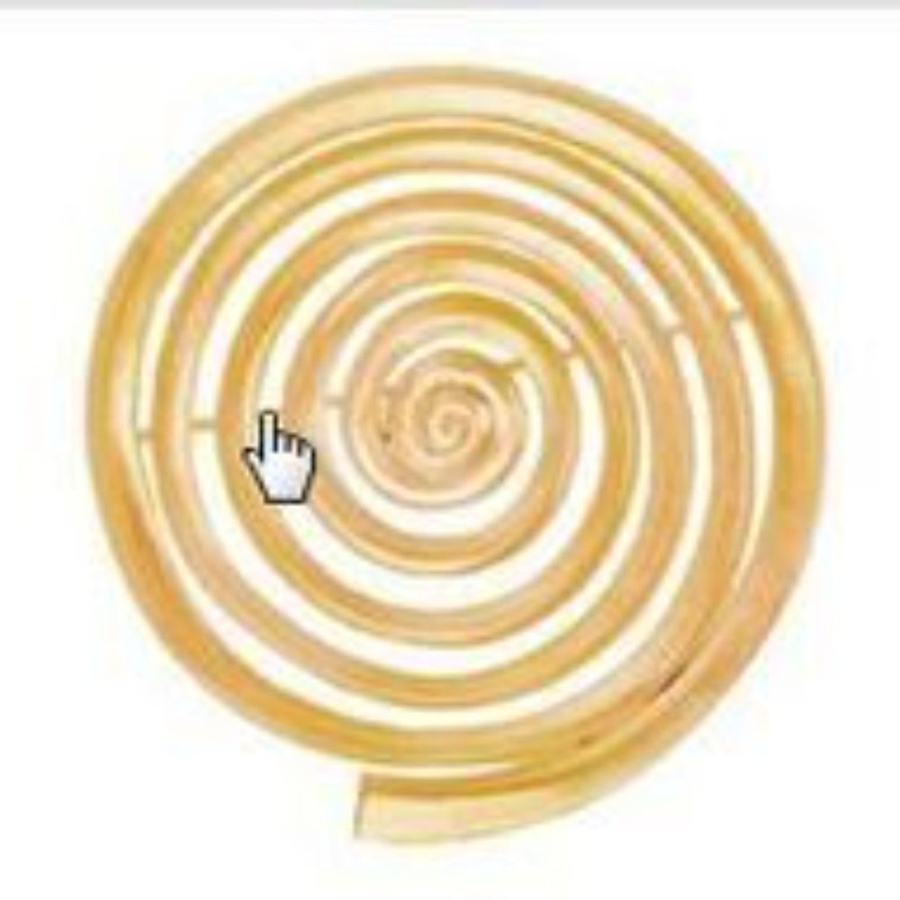 Bronze Age Spiral Pin, 24 karat gold plated